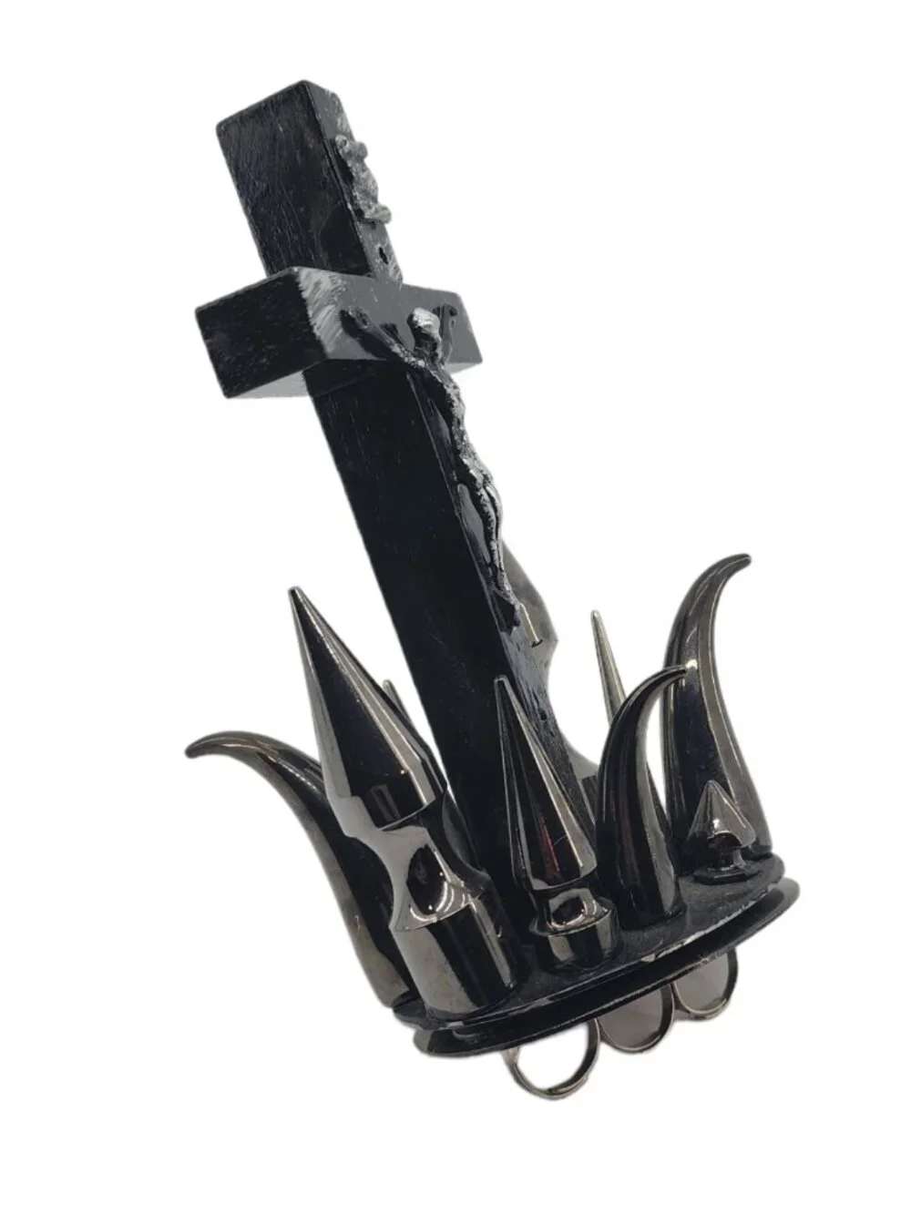 GASOLINE GLAMOUR JUDAS SPIKE RING✞✟♠️ - Picture 4 of 10
